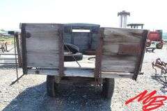 Antique International Pickup w/8' Wooden Side Dump Box