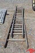 (2) Old Wooden Ladders 13' & 10'