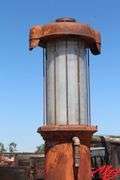 Antique Gas Pump w/Original Glass