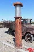 Antique Gas Pump w/Original Glass