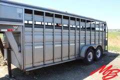1995  Titan  1R1708 Gooseneck  Stock Trailer  18'x 94"