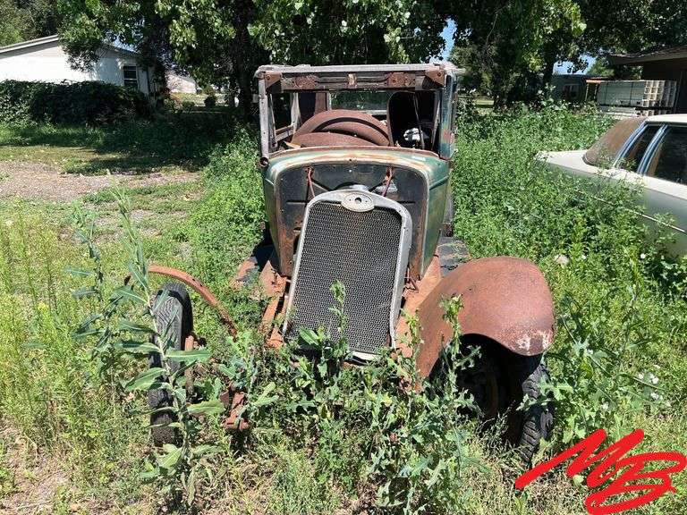 Ford Model A Car, Parts, No Engine