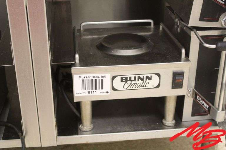 2 Bunn Hot Liquid Dispensers & Bunn-Omatic Hot Plate