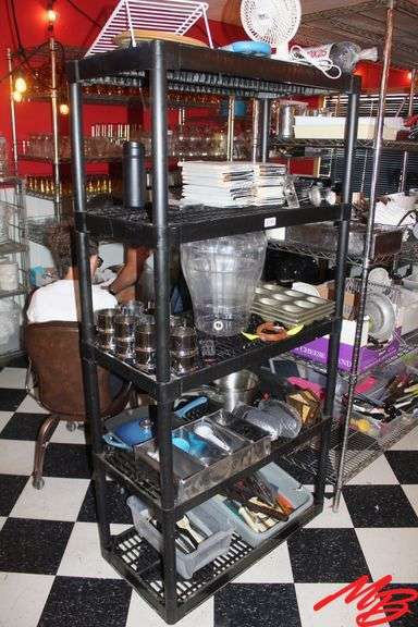 (3) Plastic Shelves (Contents not included)