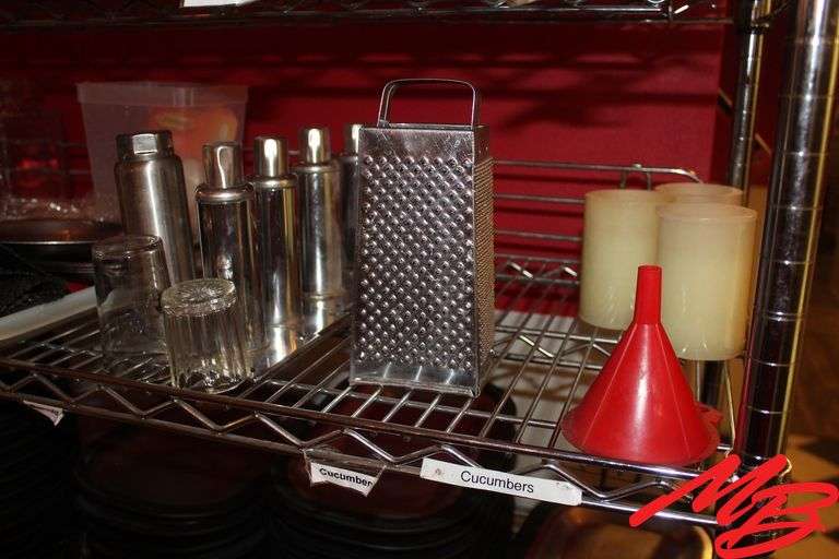 Assorted Glass Vases & Misc Items