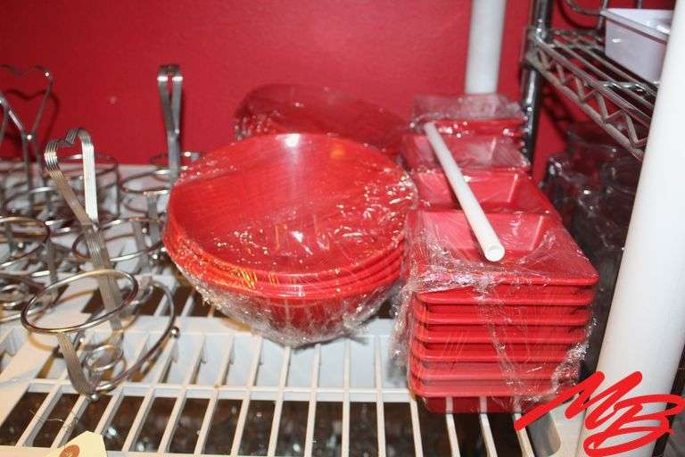 Table Serving Dispensers & Plastic Bowls Round & Square
