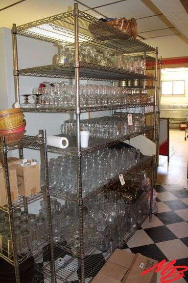 Stainless Steel Adjustable Rack, 60"x24"x84" (Contents not included)