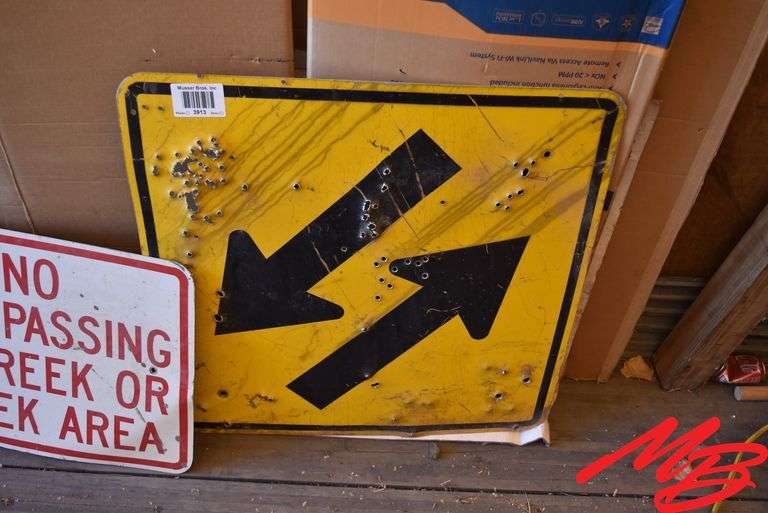 (3) Aluminum Signs
