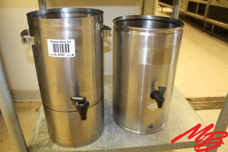 2 Ice Tea Containers w/spigot