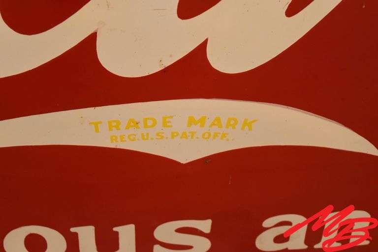 Coca-Cola Drug Store Porcelain Sign 96"x54"