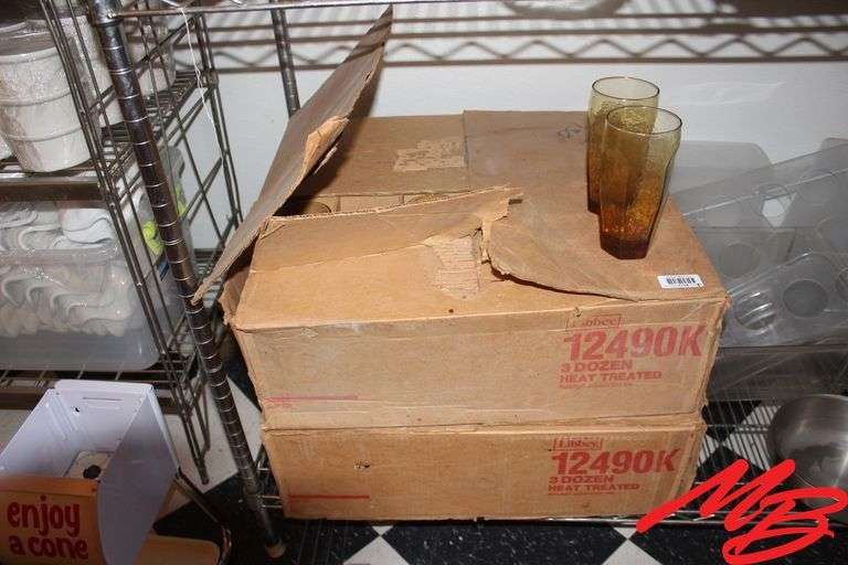 6 Dozen Libbey Heat Treated Glasses, 3-1/4"x7" (NIB)