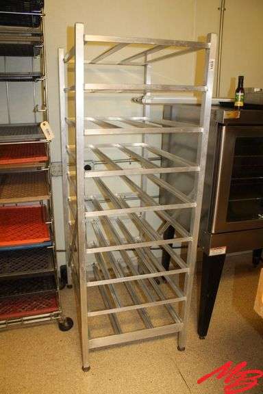 Stainless Steel Platter Rack, 25"x35"x70"