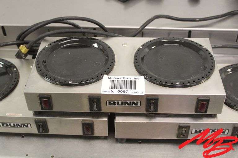 3 Bunn Hot Plates 120 v