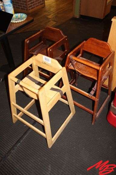 3 Kids High Chairs