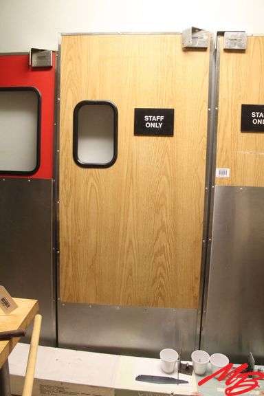 (2) Walk-Through Swing Doors, 82-3/4"x35-1/4"