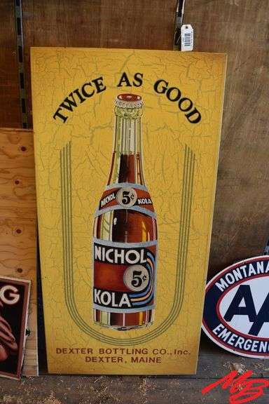 Nichol Kola 5¢ Canvas Sign 30"x60"