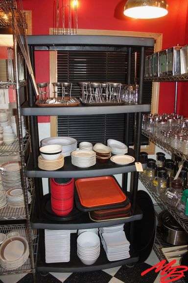 (3) Plastic Shelves (Contents not included)