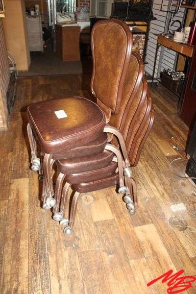 6 Rolling Chairs