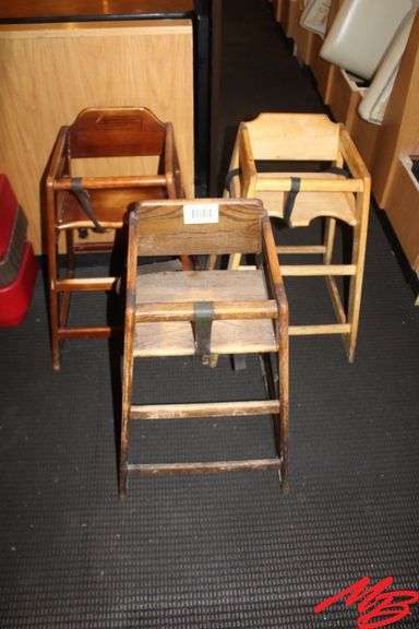 3 Kids High Chairs