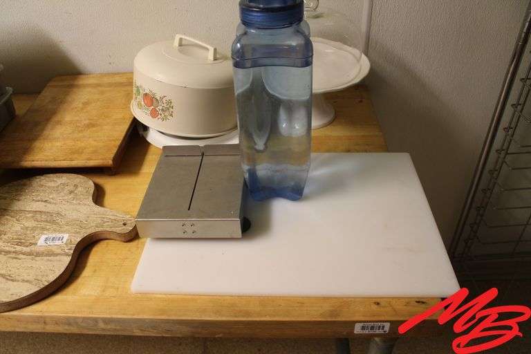 Assorted Cutting Boards and Cake Display Items