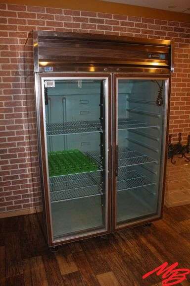 Delfield Reach-In Refigerator, 2 door glass