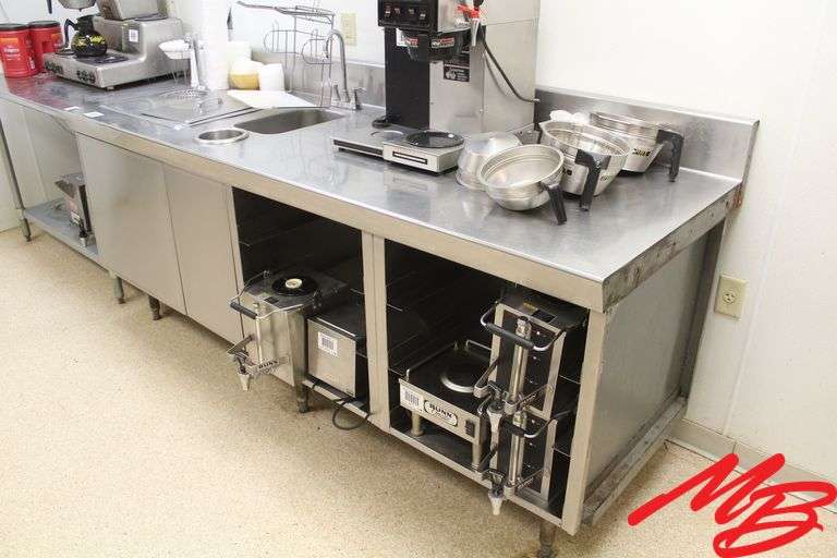 SS Waitress Station 88x32x36;
