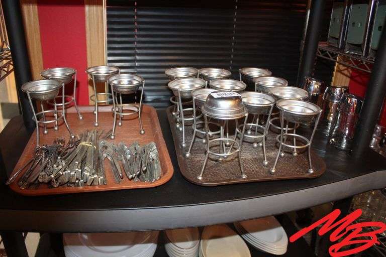 Stainless Steel Candle Oven, Nutcrackers, Skewers, and Pickle Forks