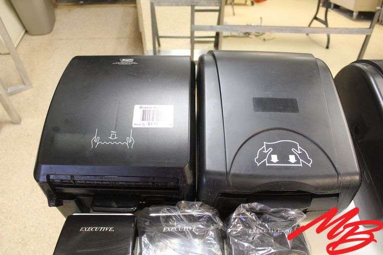 2 Towel Dispensers & 3 Soap Dispensers