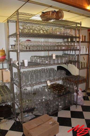 Stainless Steel Adjustable Rack, 60"x24"x84" (Contents not included)