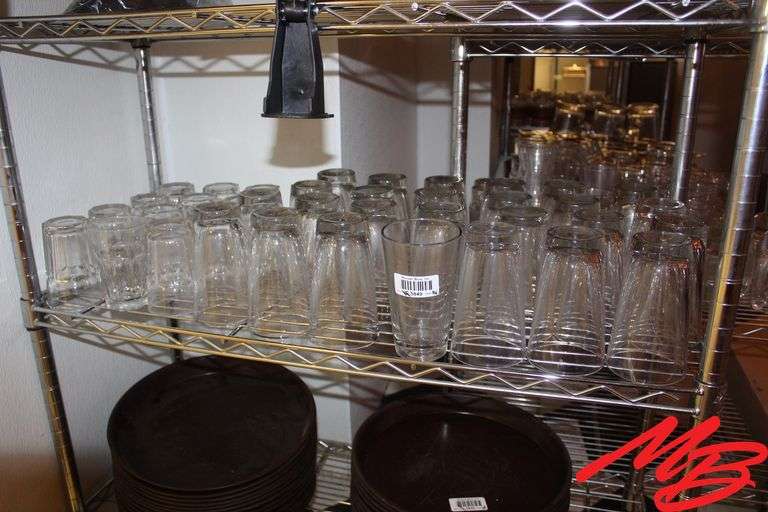 Glass Drinking Glasses, 3.5"x6, 3"x5"