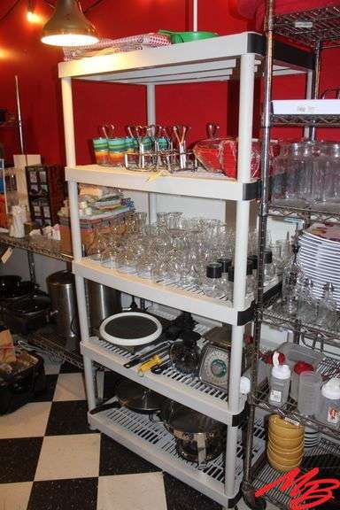 (3) Plastic Shelves (Contents not included)