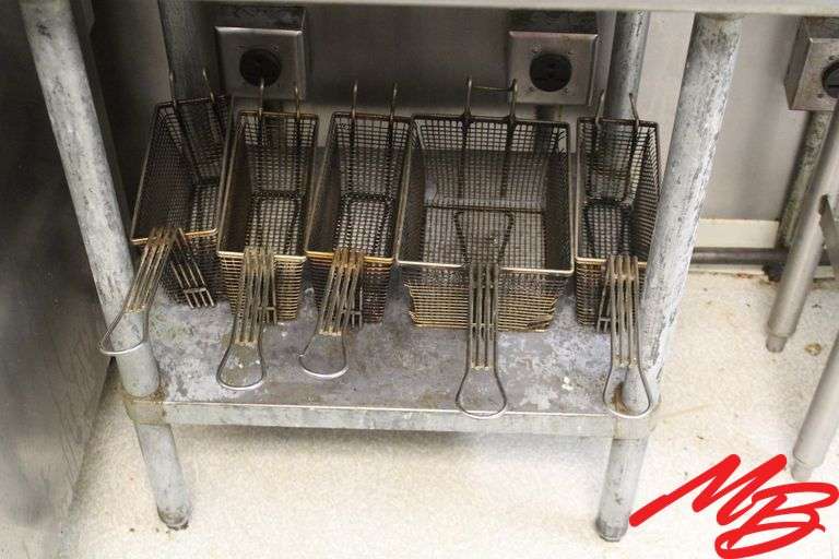 2 Wells Fryers F49 w/5 baskets, 220v, 1 phase, w/