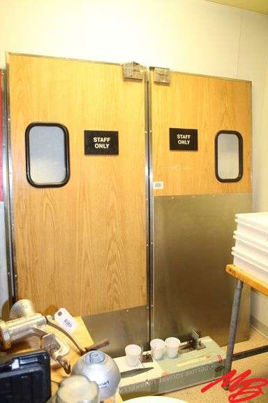 (2) Walk-Through Swing Doors, 82-3/4"x35-1/4"
