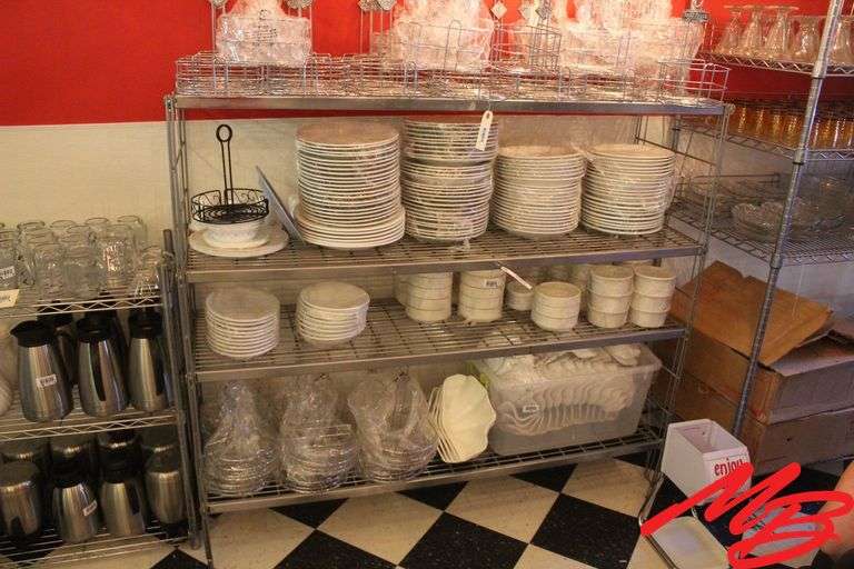 Wire Rack, 60"x18"x53.5" (Contents not included)