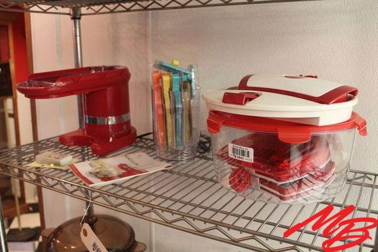 Electric Mandoline Chopper w/Attachments