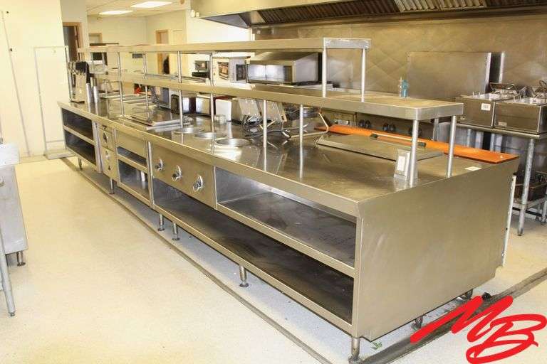 Custom Built Waitress Station 17'8x53x37