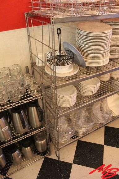 Wire Rack, 60"x18"x53.5" (Contents not included)