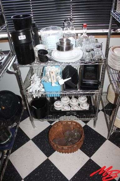 Stainless Steel Adjustable Rack, 30"x18"x35" (Contents not included)