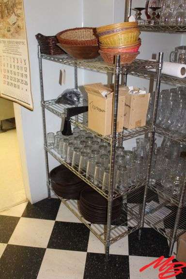 Stainless Steel Adjustable Rack, 36"x14"x54" (Contents not included)