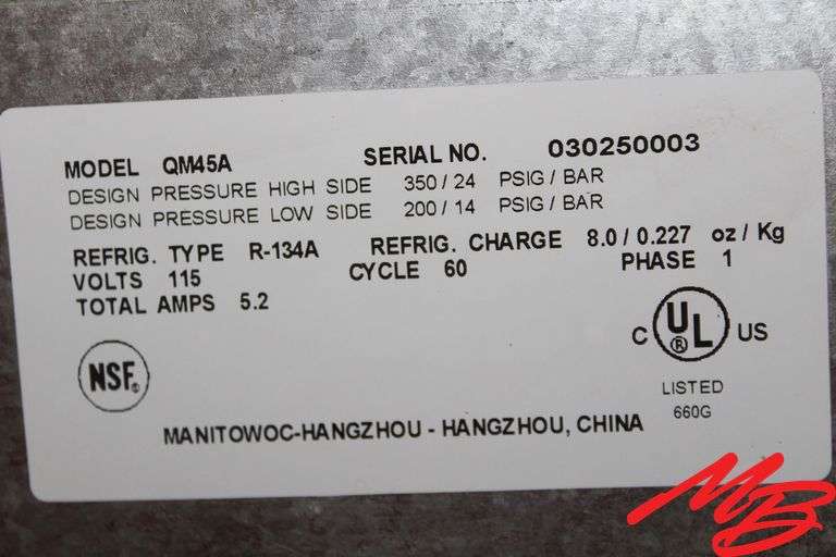 Manitowoc QM45 Icemaker