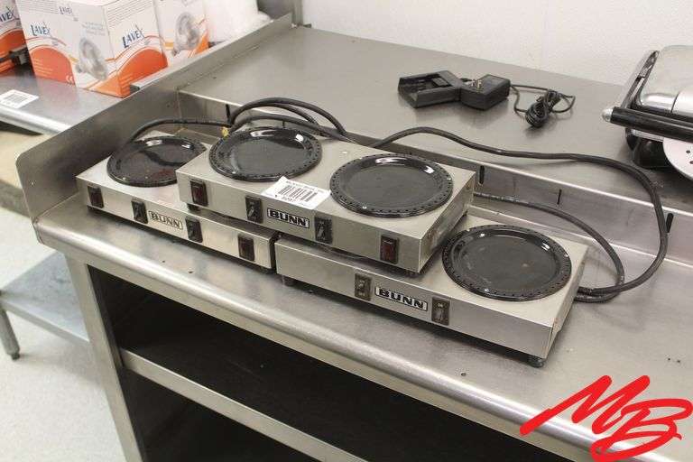 3 Bunn Hot Plates 120 v