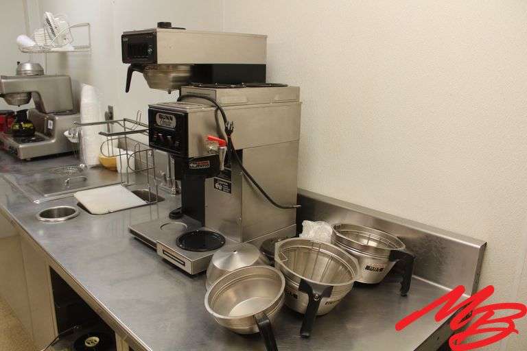 2 Bunn Coffee Makers:  CW 15TS, 1800 watt; STF15