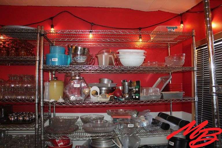 Stainless Steel Adjustable Rack, 60"x18"x84.5" (Contents not included)