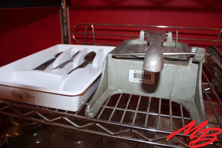 Food press, Fry Maker, Utensils, Assorted Cooking Pans, Misc.