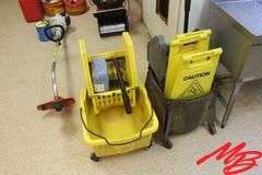 2 Commercial Mop Buckets