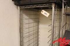 Stainless Steel Wire Tray Cart, 21"x26"x67.5"
