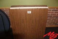 3 Table Tops: 36x36 w/flip up ends to make round