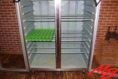 Delfield Reach-In Refigerator, 2 door glass