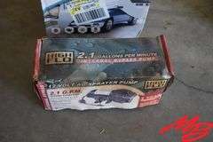 New Truck Cover 17'9 min / 19'9 max & High Flo Sprayer Pump 12v, 2.1 gpm