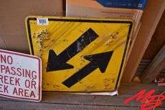 (3) Aluminum Signs